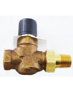 1/2"No,Vlv,1.0 Cv,Bz,Npt-Union