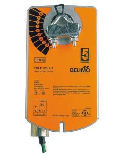 Fire & Smoke Actuator, 30 in-lb [3.5 Nm] from 32...350°F [0...177°C], Spring return, AC 120 V, On/Off