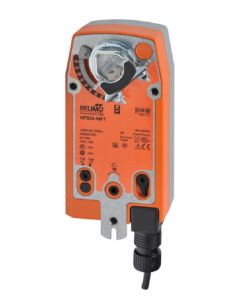 Damper Actuator, 90 in-lb [10 Nm], Spring return, AC/DC 24 V, 2...10 V, MFT/programmable