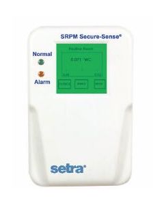 Setra Room Pressure Monitor, +/-0.1 WC, 24VAC, 0-5 or 0-10 VDC Output, _/-0.5% FS