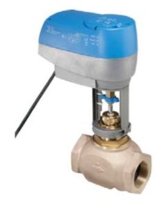 2"; 46.2 Cv; Npt; N.C.;; 2W Brass Trim Globe Val; Va7820-Hga-2; Sr; Elec;Selectable Control;W/O Sw  