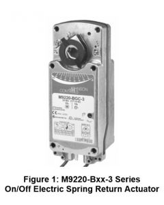 Damper Actuator 20 Nm Sr; 20 Nm Sr Dpr Act On-Off  24 Vac 50/60 Hz 24 Vdc 2 Aux Switches            